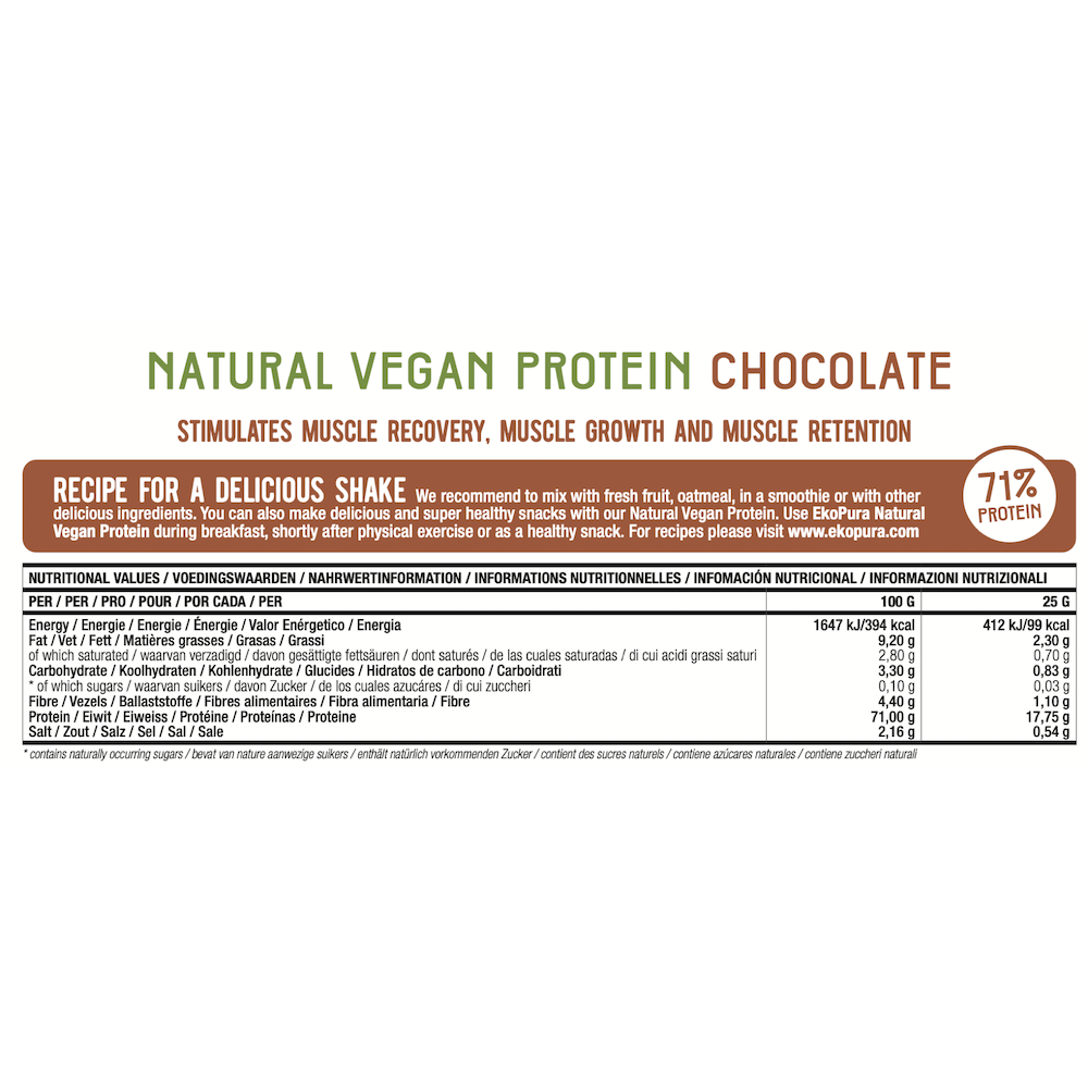 Vegan Protein Schoko