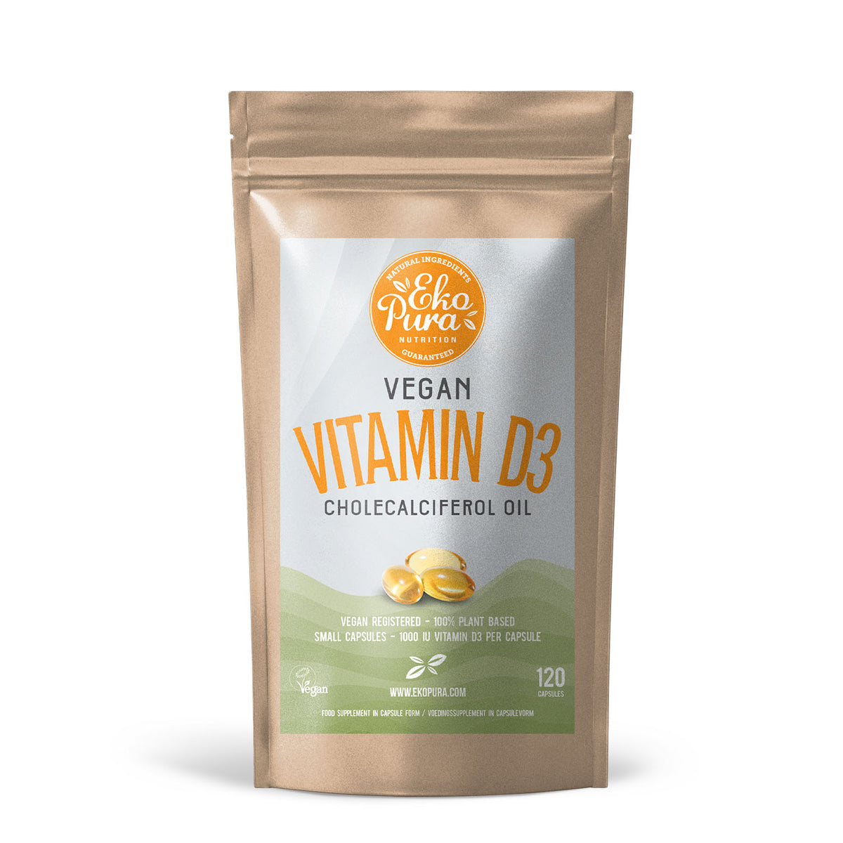 Ekopura Vegan Vitamin D3 Cholecalciferol